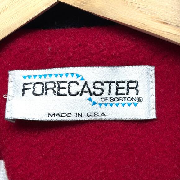 Forecaster of Boston Red Wool Coat w/ Black Velvet Collar | Size 8 - Picture 3 of 10